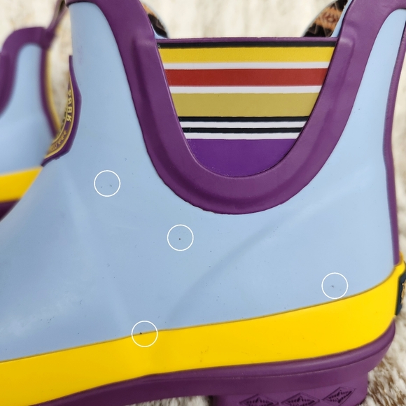 Pendleton Ankle Rain Boots Yosemite California National Park Blue Women's Size 6 - Picture 9 of 16